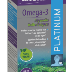 OMEGA-3 PLATINUM ALGENOLIE 500 MG DHA + EPA/CAPS