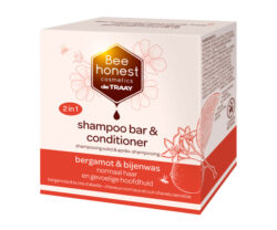Bee Honest Shampoo bar & conditioner bergamot & bijenwas 2in1 80g