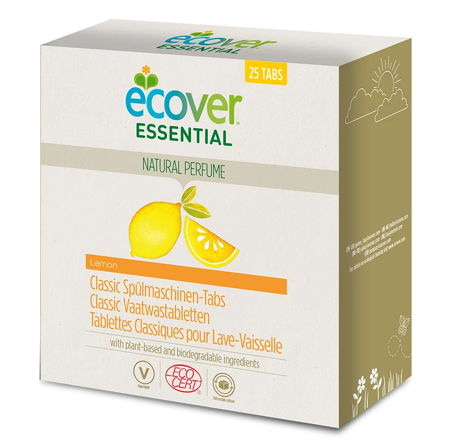 Ecover Essential Vaatwastabletten classic(25tabs) 0.5kg
